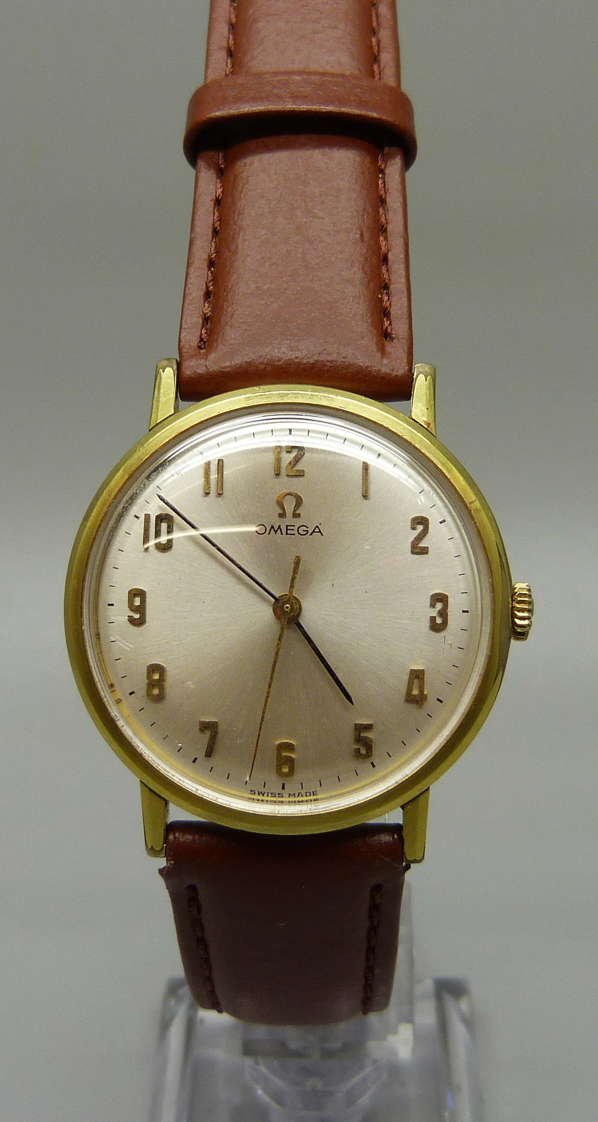 An Omega dress wristwatch