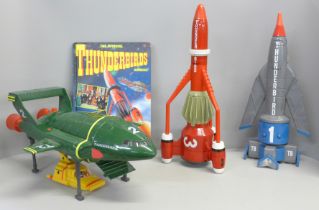 Thunderbirds 1, 2, 3 and 4 plus annual, 3 a/f