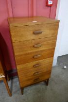 A G-Plan Quadrille teak chest of drawers