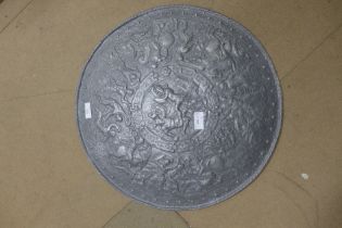 A large wall mount or re-enactment shield