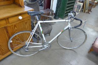 A circa 1970s vintage racing bike