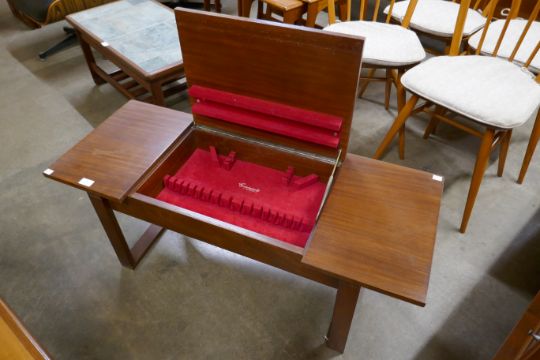 A teak rectangular coffee table - Image 2 of 2