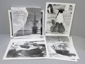 Polar Exploration; Scott 1910-1913 8 x 10" photographs taken from the original negatives of