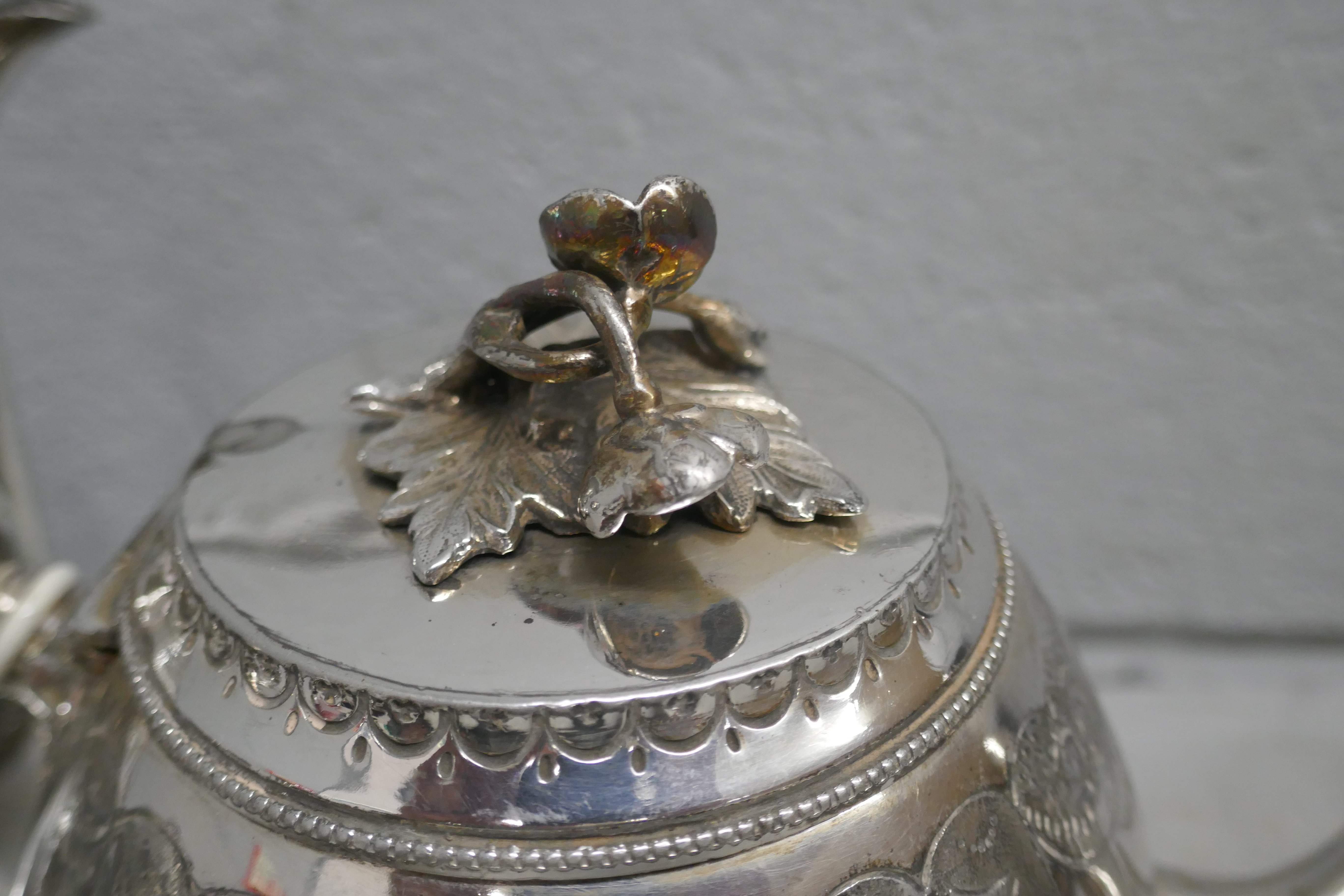A four piece silver plated tea service **PLEASE NOTE THIS LOT IS NOT ELIGIBLE FOR POSTING AND - Image 2 of 4