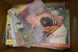 Eighty editions of World Sports magazine, 1949 to 1971 **PLEASE NOTE THIS LOT IS NOT ELIGIBLE FOR