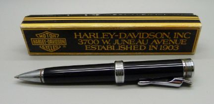 A Harley-Davidson ballpoint pen, boxed