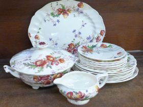 A Royal Doulton Sherbourne part dinner service **PLEASE NOTE THIS LOT IS NOT ELIGIBLE FOR POSTING