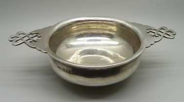 An Asprey silver porringer, signed Asprey, London 1927, 222g