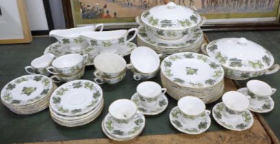 A Royal Worcester Hop pattern dinner service, approximately 47 pieces **PLEASE NOTE THIS LOT IS