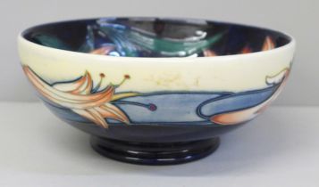 A Moorcroft bowl, 2004, signed, 16cm