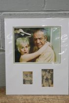 A Carry On autographed display, Sid James and Barbara Windsor