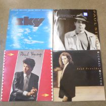 Over 60 1980s LP records