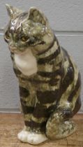 A large Winstanley cat, 30cm