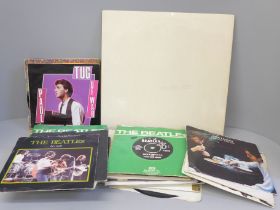 The Beatles 7" and solo singles and the White Album