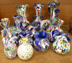 A collection of Murano glass (13) **PLEASE NOTE THIS LOT IS NOT ELIGIBLE FOR POSTING AND PACKING**