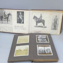 Northamptonshire, ephemera, scrapbook full of newspaper cuttings, magazine illustrations all