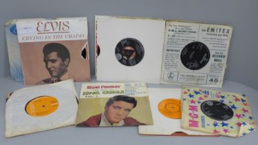 Elvis Presley 7" singles