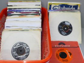Seventy soul and r & b 7" singles, mainly 1960s