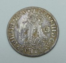 An Elizabeth I 1562 milled sixpence