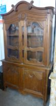 A 19th Century style French Breton pine and beech kitchen dresser