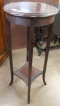 An Edward VII mahogany jardiniere stand