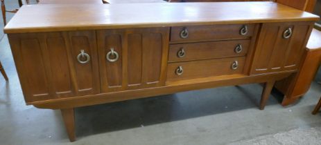 A teak sideboard