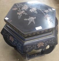 A Chinese lacquered table