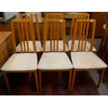 A set of six Morris of Glasgow teak dining chairs