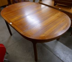 A Danish teak dining table