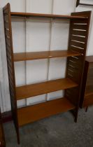 A teak Ladderax room divider