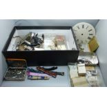 Assorted watch spares