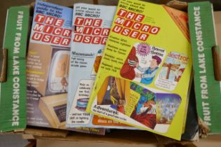 A box of BBC Micro User magazines **PLEASE NOTE THIS LOT IS NOT ELIGIBLE FOR POSTING AND PACKING**