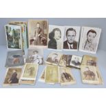 A collection of 31 cabinet cards and 68 postcards and publicity photographs