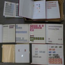 Stamp albums, used Machin including castles, pre and post decimal