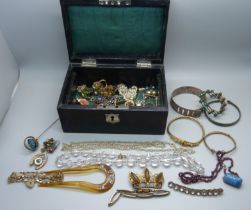 Vintage costume jewellery