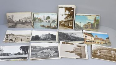 Approximately 200 circa 1905 and later postcards, many postally used