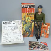 A Palitoy Action Man, Soldier, boxed