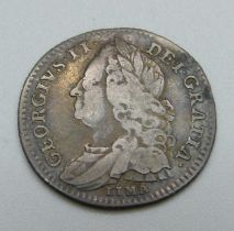 A George II 1746 sixpence