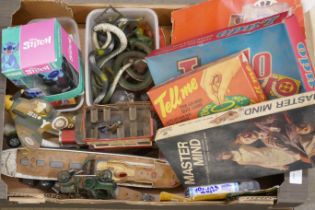 A collection of vintage toys and games and a Diana SP50 Air Pistol **PLEASE NOTE THIS LOT IS NOT