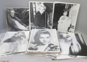 Celebrity promotional photographs, 50 approximately