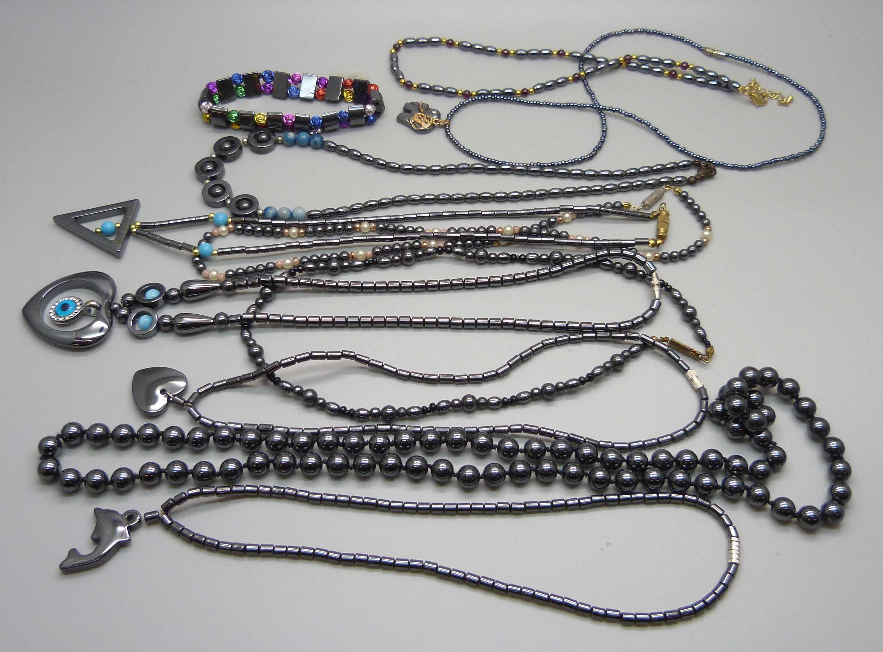 Hematite jewellery