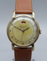 A 10kt gold filled LeCoultre automatic wristwatch, 1950s, 32mm case