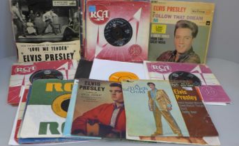 35 Elvis Presley EPs and 7" singles