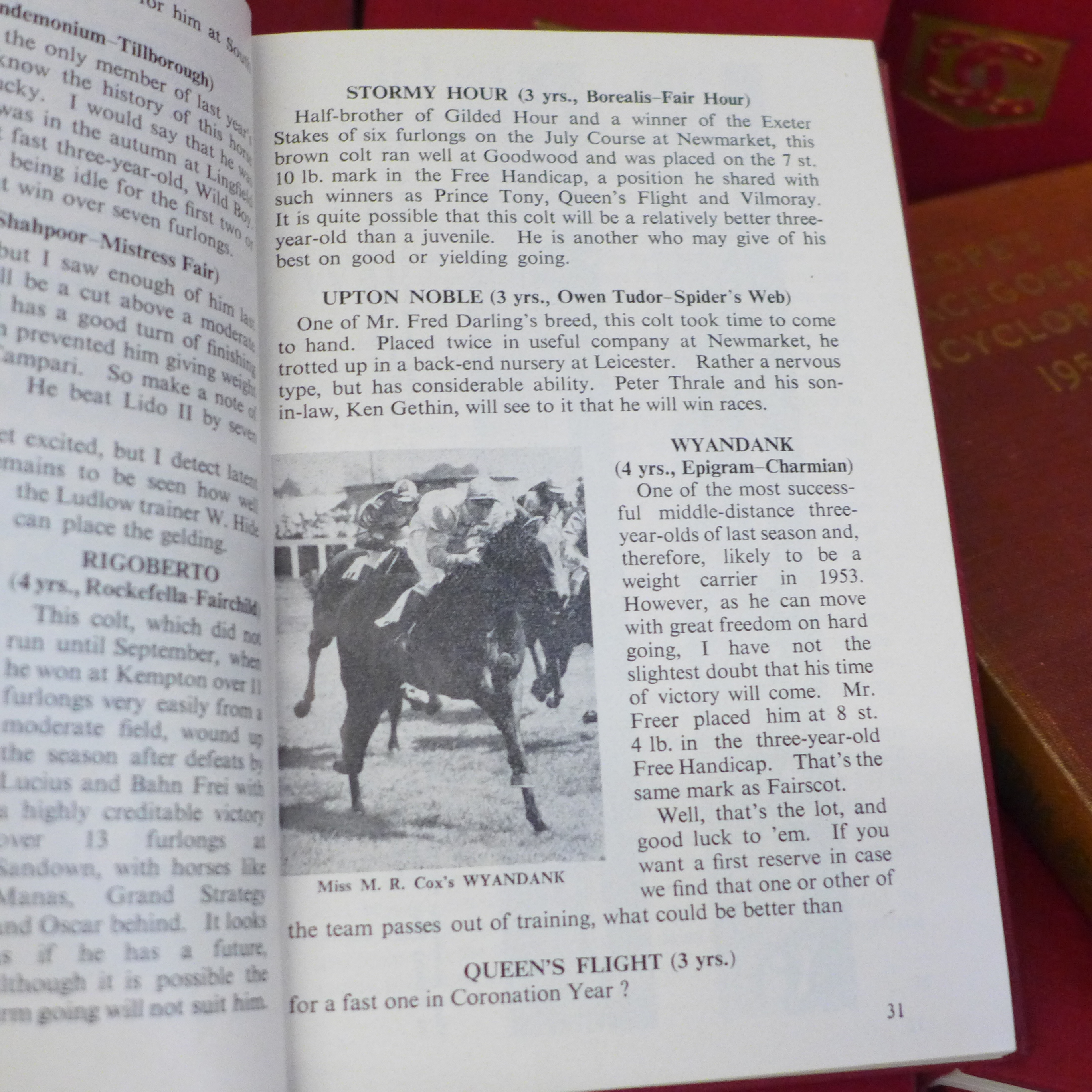 Twelve volumes, Copes Racegoer's Encyclopedia, 1950s and 1960 - Image 4 of 4