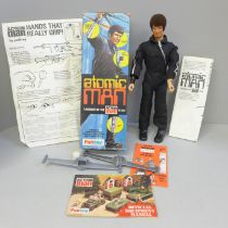 A Palitoy Atomic Man, 1970s, boxed