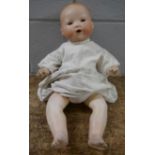 A 1920s German Armand Marseille 351 Dream baby doll, 44cm