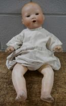 A 1920s German Armand Marseille 351 Dream baby doll, 44cm