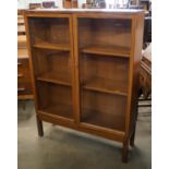 A teak bookcase