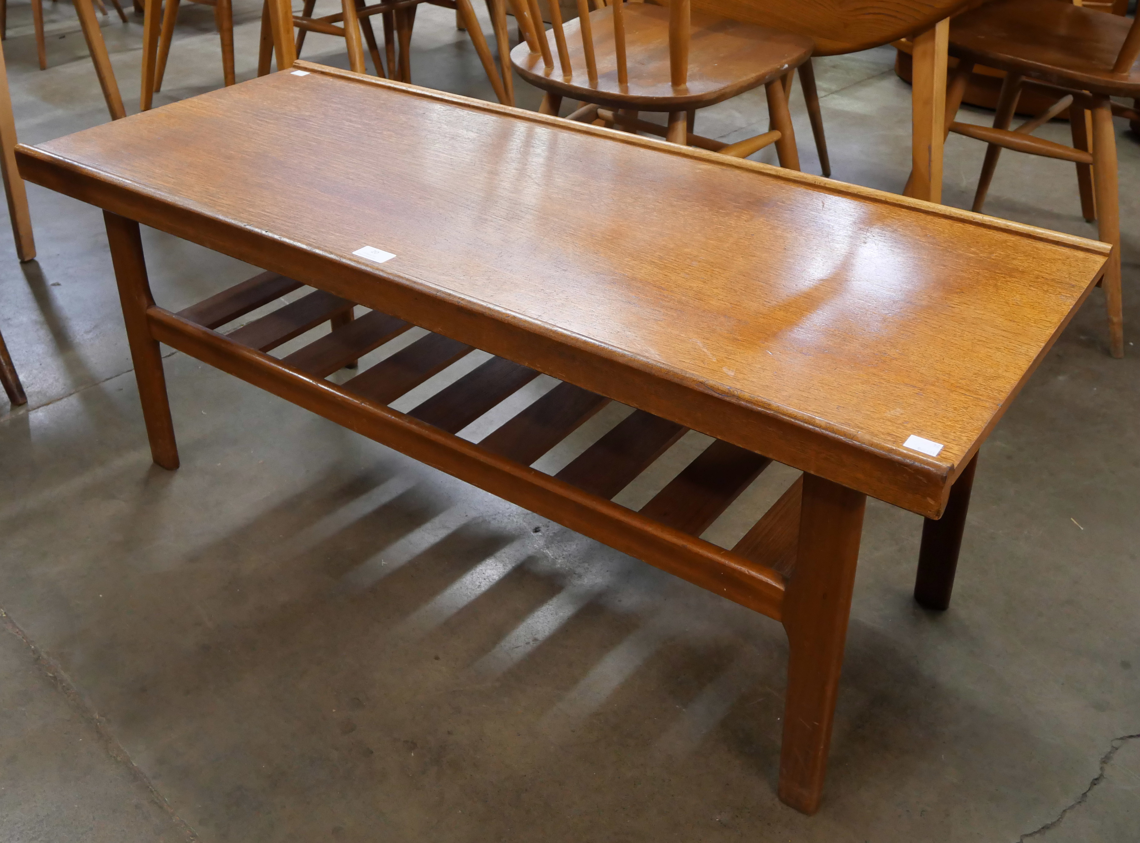 A Myer teak rectangular coffee table