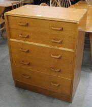A G-Plan Brandon oak chest of drawers